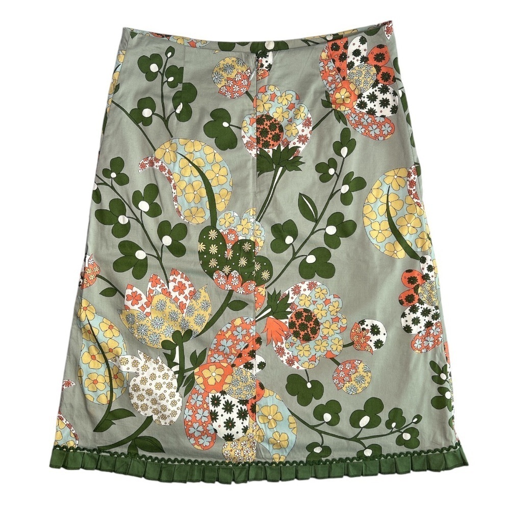Persaman Green Floral Skirt - Picture 5 of 11